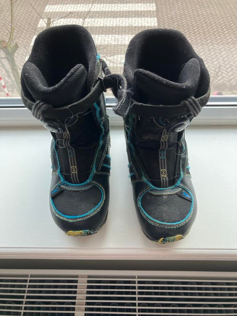 K2 Mini Turbo Snowboardschoenen - Maat 33,5, Ophalen of Verzenden, Gebruikt, Schoenen