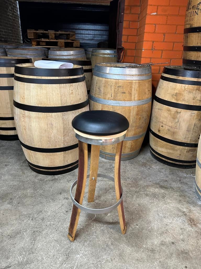 Barkrukken | nieuw | rugleuning | logo, Ophalen, Zo goed als nieuw, Hout, 60 tot 90 cm