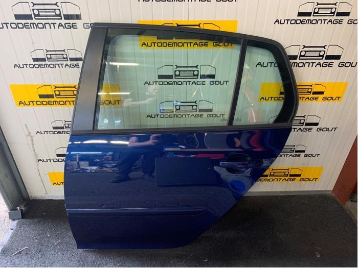 Portier 4Deurs links-achter van een Volkswagen Golf (LD5Q), Gebruikt, Volkswagen, Deur