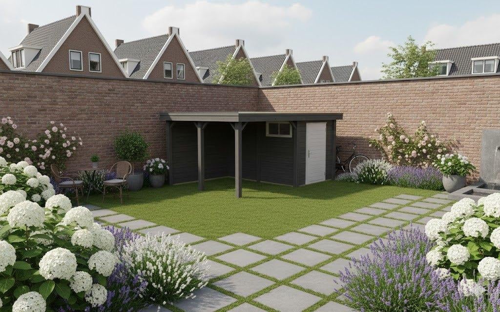 Lugarde Maatwerk 500 x 336 cm, 200 tot 400 cm, Tuinhuis, Nieuw, Ophalen of Verzenden