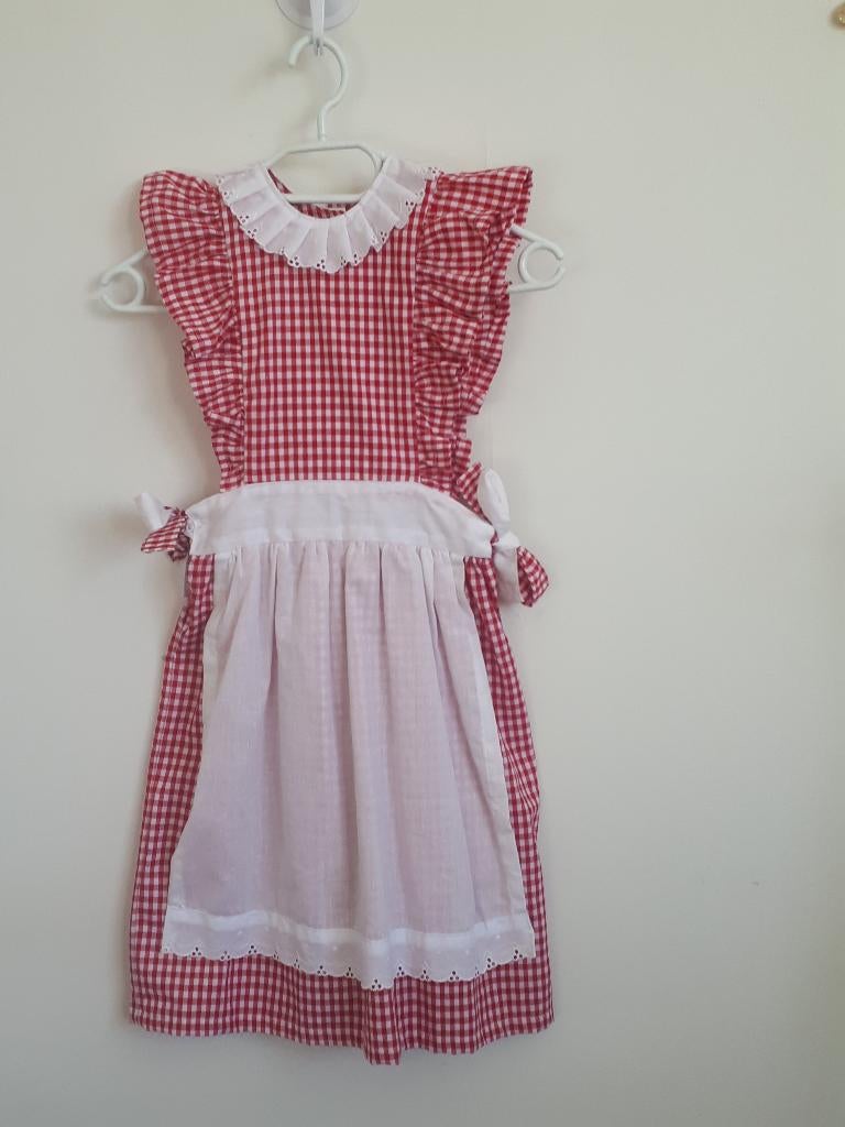 Ot en Sien Jurkje Rood/wit maat 104/110 verzenden, Kinderen en Baby's, Carnavalskleding en Verkleedspullen, Verzenden, Nieuw, 104 of kleiner