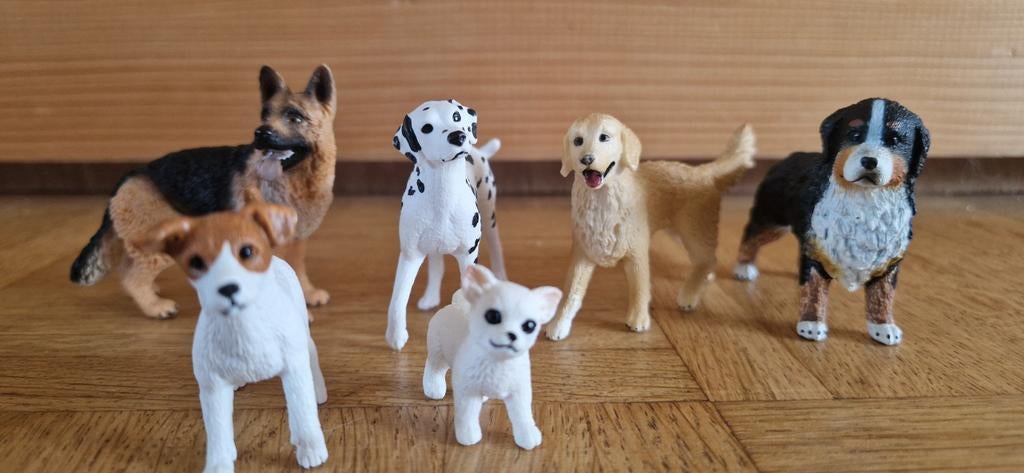 5 schleich honden, Ophalen, Zo goed als nieuw