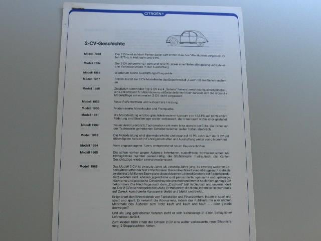 CITR 063 2-CV-Geschichte, Boeken, Auto's | Folders en Tijdschriften, Zo goed als nieuw, Overige merken, Ophalen of Verzenden