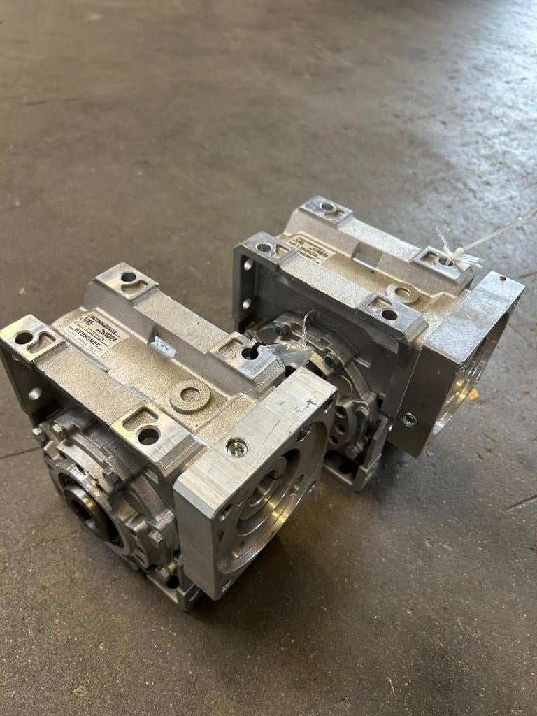 Hydromec tandwielkast PQ63 (2x), Ophalen of Verzenden, Nieuw, Elektromotor, 1800 rpm of meer
