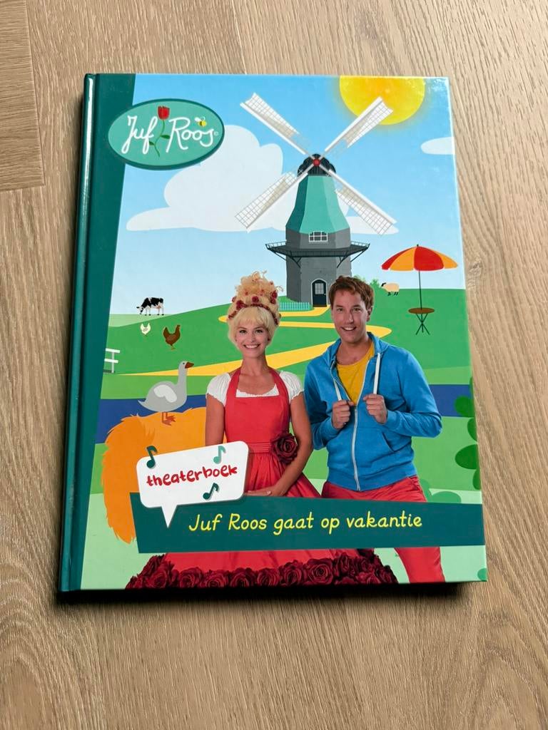 Kinderboekje Juf Roos gaat op vakantie Theaterboek, Ophalen of Verzenden, Zo goed als nieuw, Fictie algemeen