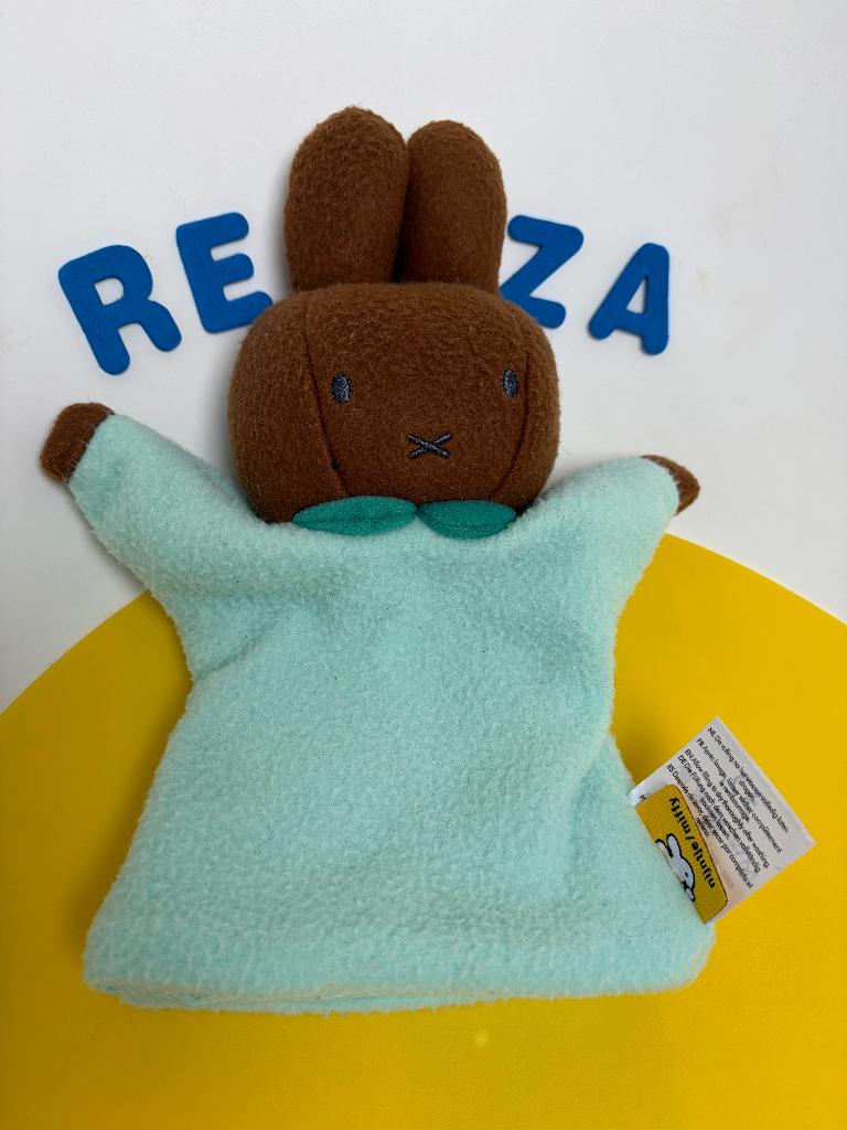 4929 hema handpop nijntje konijntje Nina, Ophalen of Verzenden, Zo goed als nieuw, Overige typen