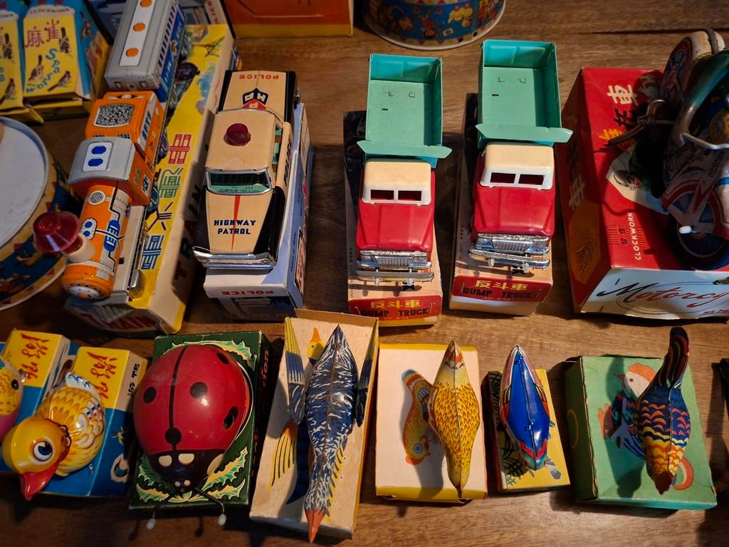Vintage Blikken Speelgoed Collectie, Antiek en Kunst, Ophalen of Verzenden