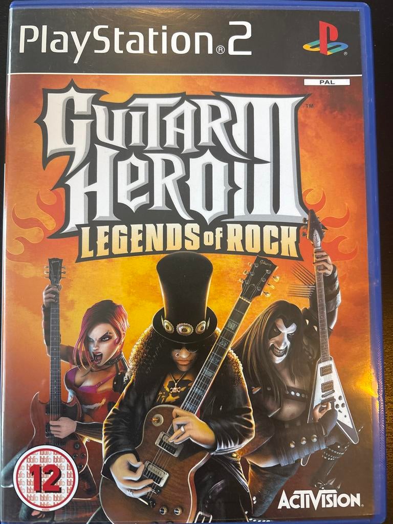 Guitar Hero 3 Legends of Rock - Playstation 2, Muziek, Gebruikt, Playstation, Verzenden