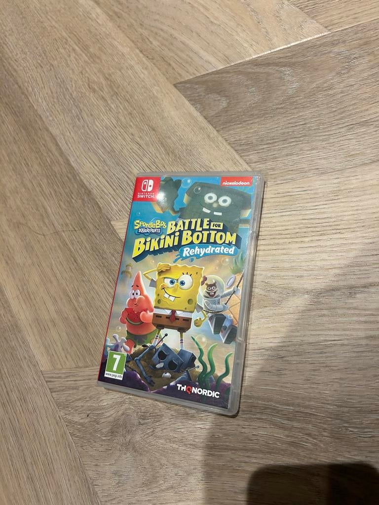 Spongebob Battle for Bikini Bottom - Switch, Spelcomputers en Games, Games | Nintendo Switch, Zo goed als nieuw, Platform, 1 speler
