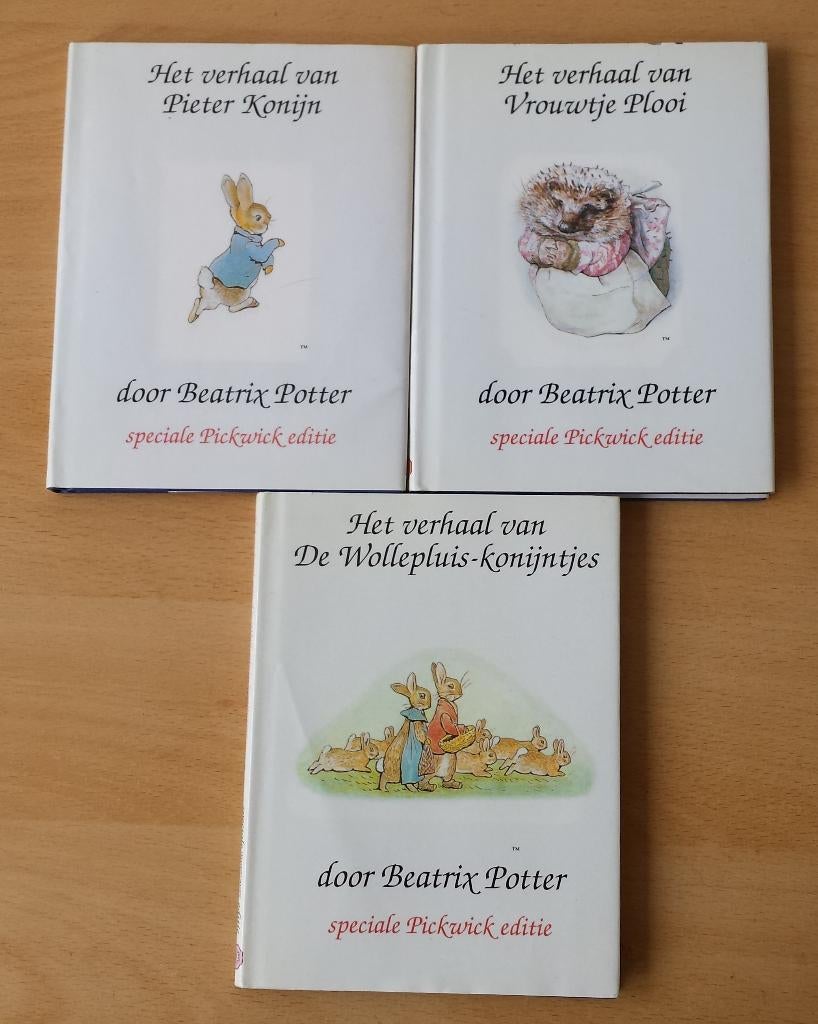 3 boekjes Pieter Konijn - Beatrix Potter - Pickwick, Ophalen of Verzenden, Gelezen, Beatrix Potter, Fictie algemeen