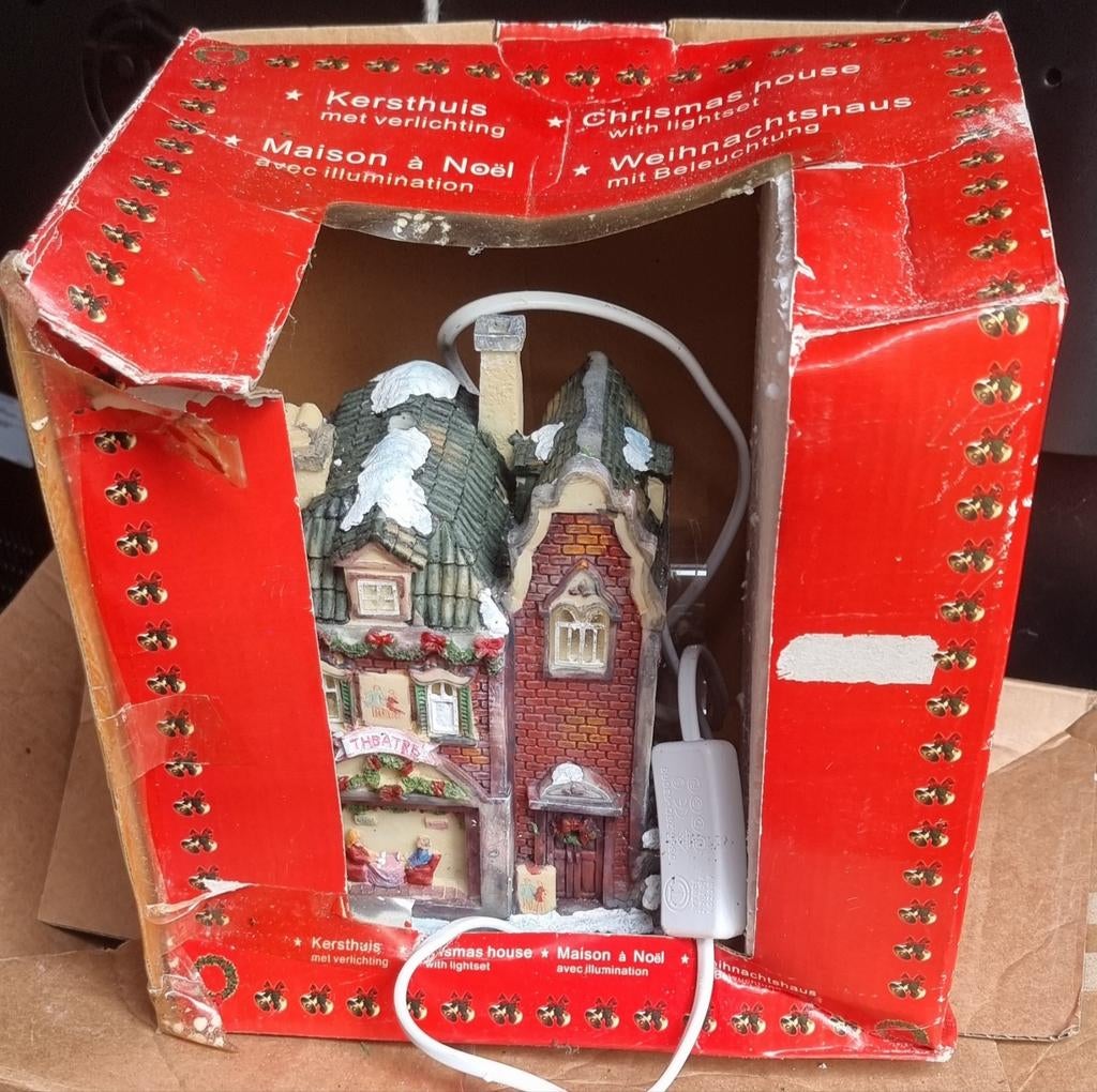 Kerstdorp Kersthuis. Zo goed als nieuwe., Diversen, Ophalen of Verzenden, Zo goed als nieuw