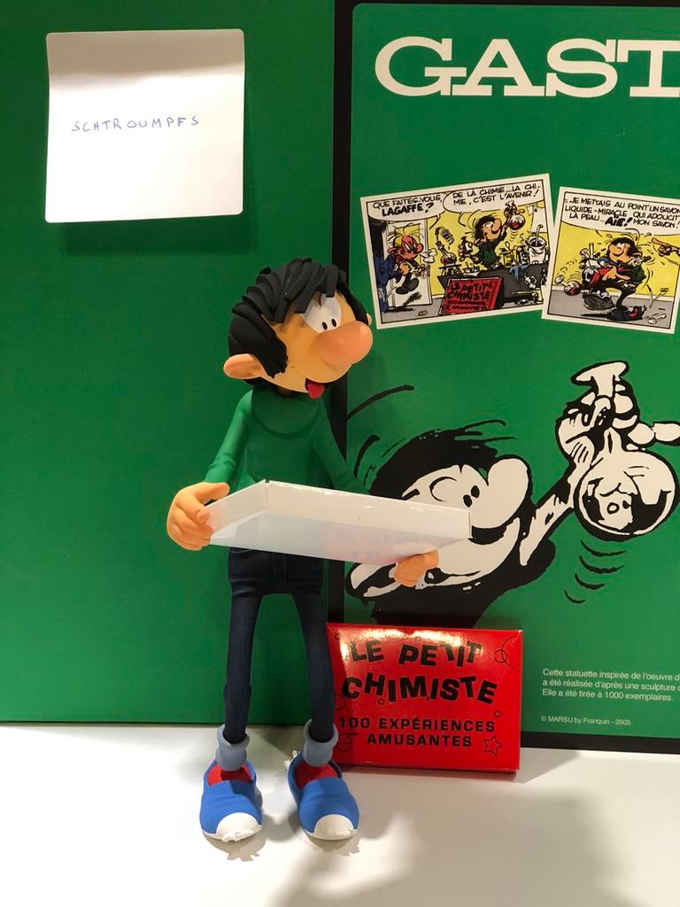 Speciale versie van Gaston - fariboles, Ophalen of Verzenden, Asterix en Obelix, Zo goed als nieuw, Beeldje of Figuurtje