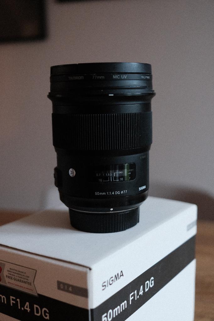 Sigma art 50mm f1.4 voor Nikon F-mount, Audio, Tv en Foto, Fotografie | Lenzen en Objectieven, Ophalen, Zo goed als nieuw, Standaardlens