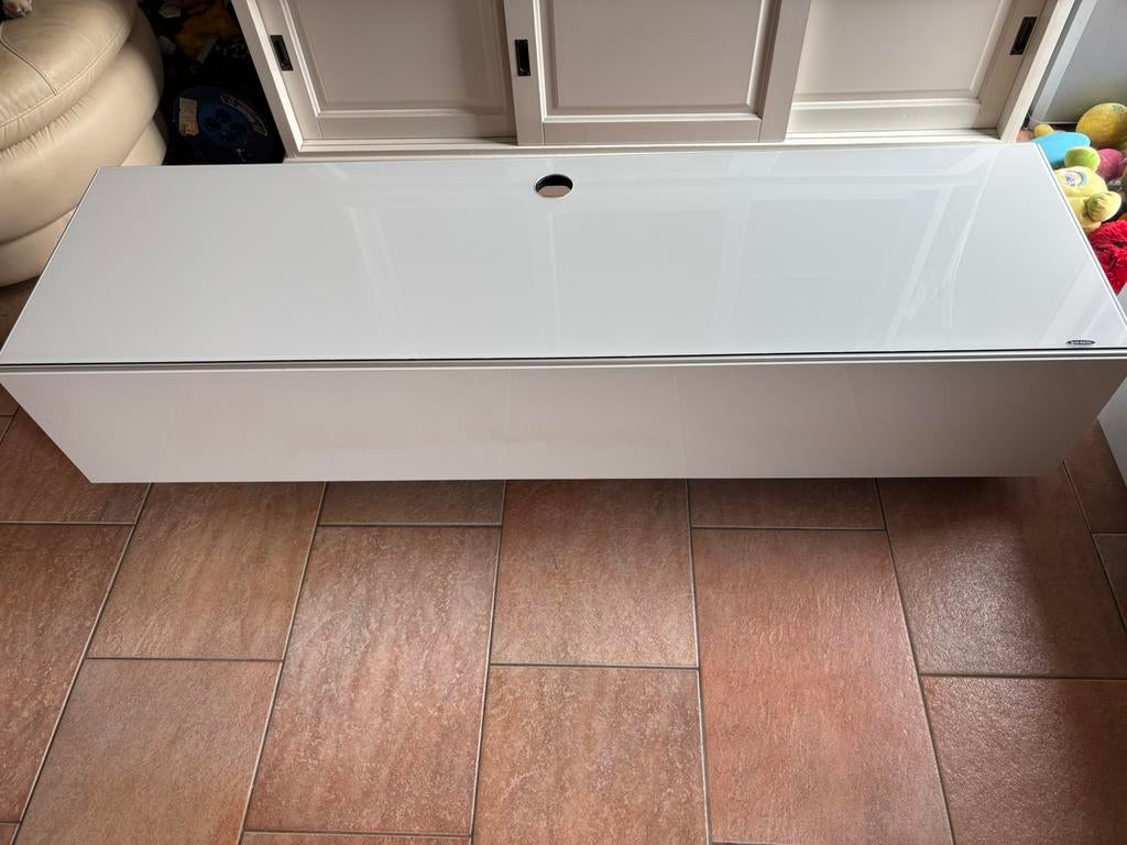 Just racks tv meubel, Huis en Inrichting, Kasten | Televisiemeubels, Ophalen, 150 tot 200 cm, Zo goed als nieuw, Minder dan 100 cm