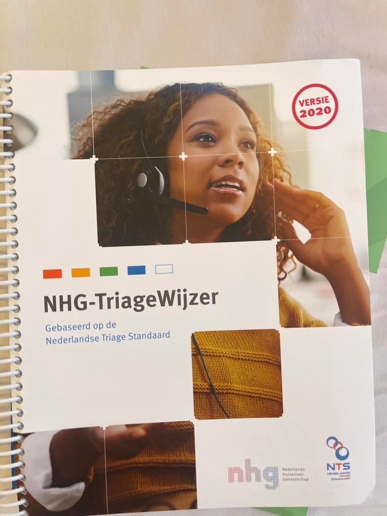 NHG-TriageWijzer Versie 2020, Ophalen of Verzenden, Zo goed als nieuw, Niet van toepassing