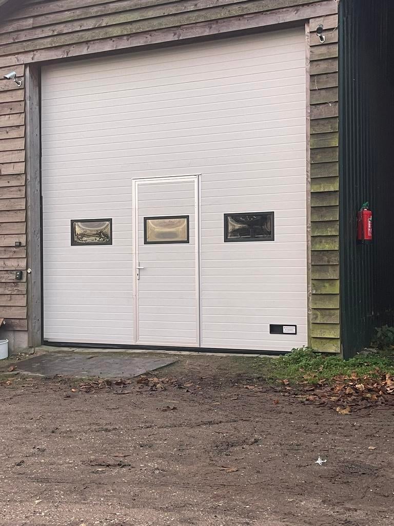 3x3, 4x4, 5x5 garagedeur, roldeur, overheaddeur, industrie, Ophalen of Verzenden, 120 cm of meer, 215 cm of meer, Garagedeur