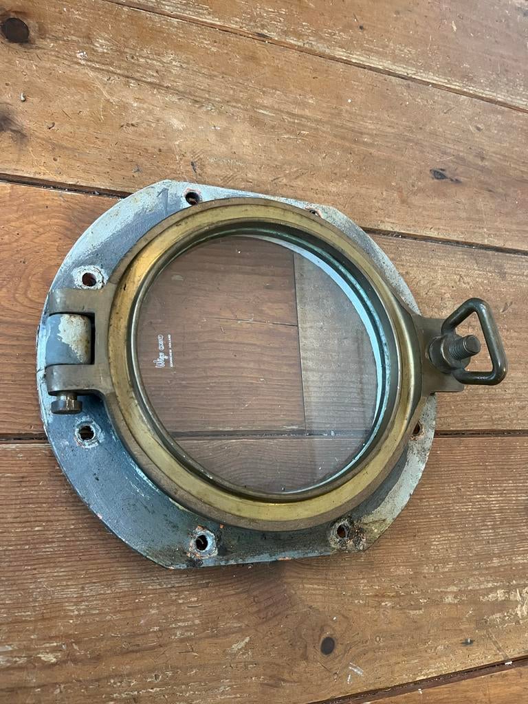 Vintage Patrijspoort - Scheepsraam, Ophalen, Zo goed als nieuw, Overige typen