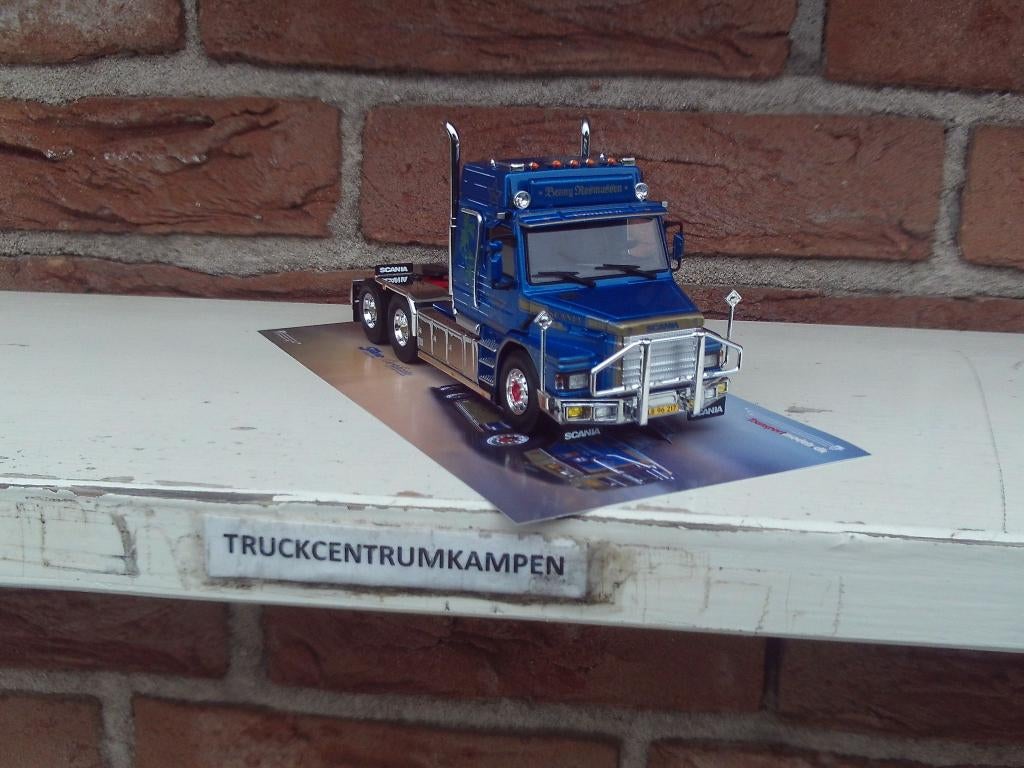 Tekno  Scania  142  torpedo  van  Benny  Rasmussen., Ophalen of Verzenden, Nieuw, Bus of Vrachtwagen, Tekno