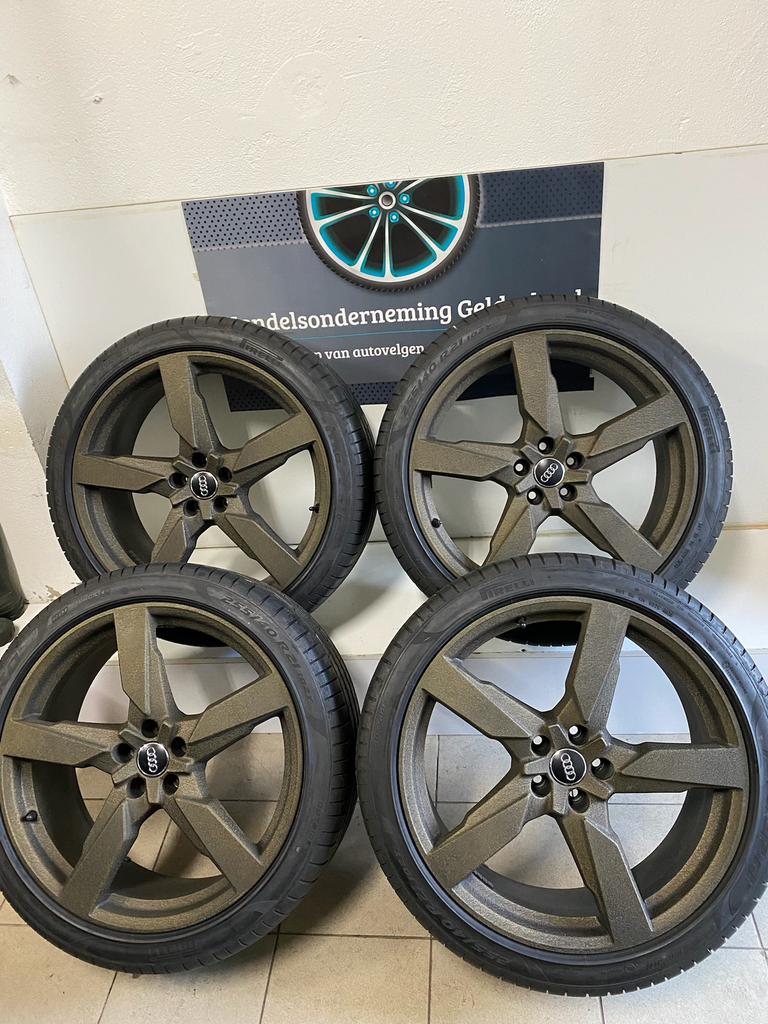 Origineel Audi SQ5 Q5 21 inch velgen zomerbanden, Ophalen, Gebruikt, 255 mm, .