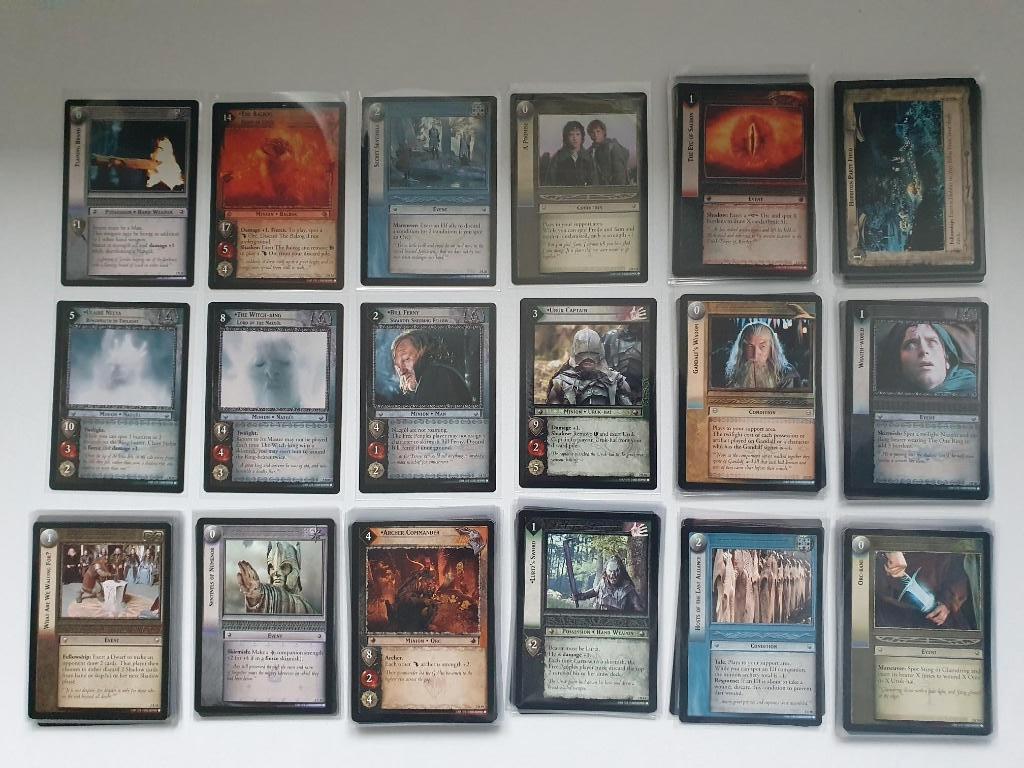 Lord of the Rings TCG - Set 2 (COMPLEET, 122 kaarten), Ophalen of Verzenden, Zo goed als nieuw, Spel