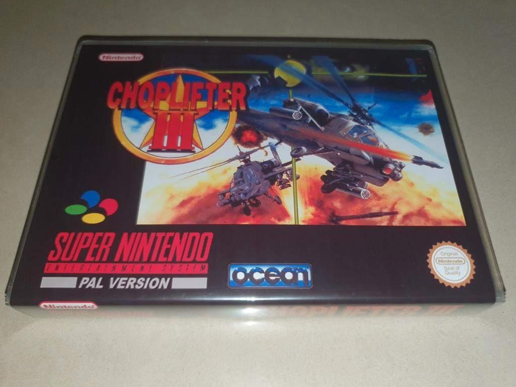 Choplifter III SNES Game Case, Spelcomputers en Games, Avontuur en Actie, Verzenden, 1 speler, Zo goed als nieuw