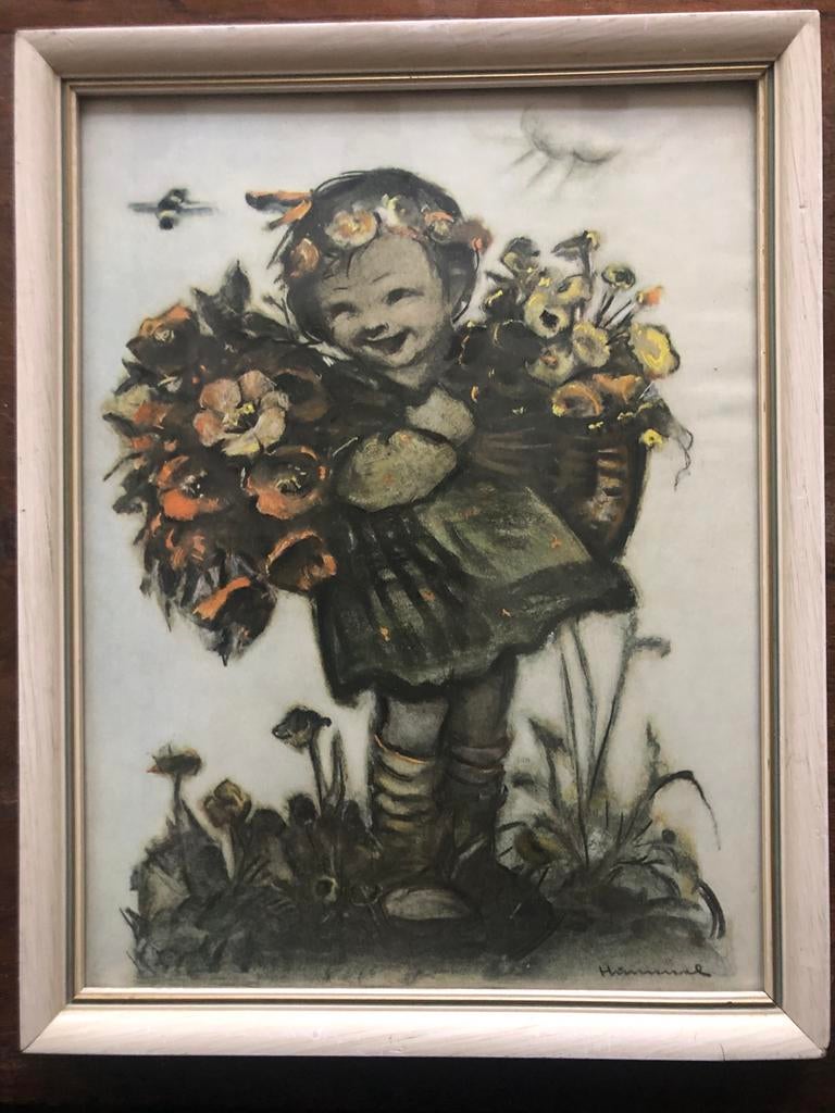 Hummel Kinderen Prent, Ophalen of Verzenden