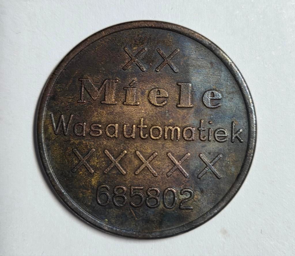 Oude Miele Wasmachine Munt, Ophalen of Verzenden, Gebruikt