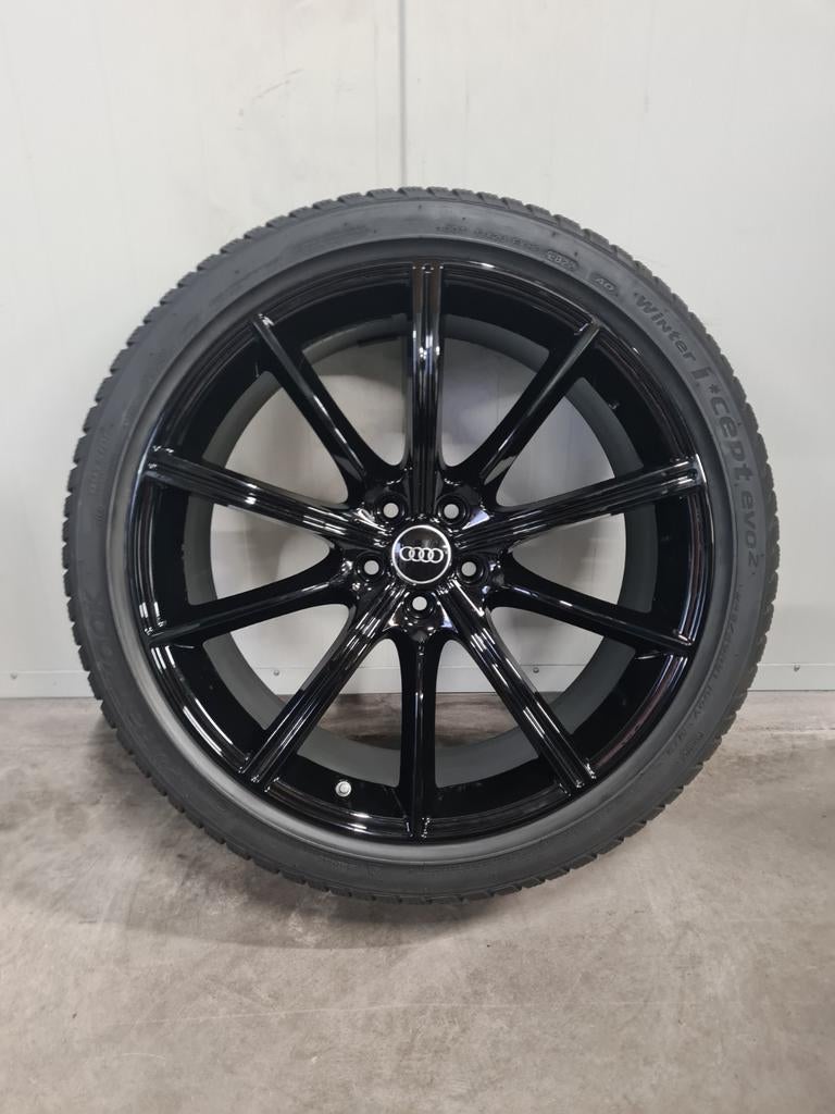 21' Audi RS6 RS7 C8 4K Velgen met winterbanden Origineel 7mm, 19 inch, 245 mm, Banden en Velgen, Personenwagen