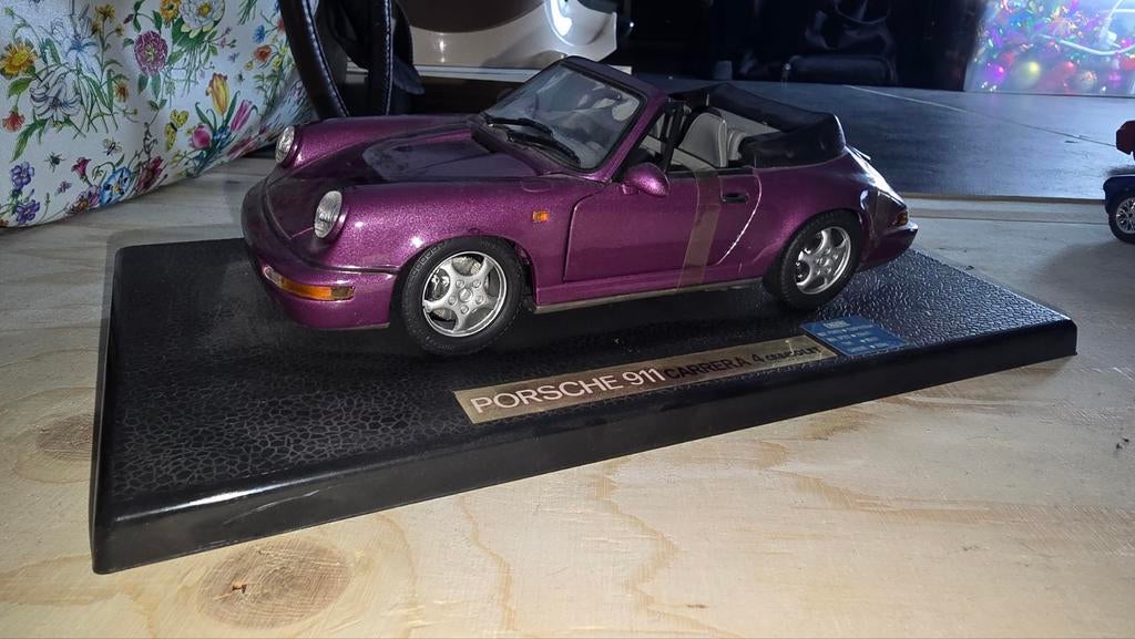 Porsche Carrera 4 Cabrio 1:18 Modelauto, Hobby en Vrije tijd, Modelauto's | 1:18, Zo goed als nieuw, Auto, Anson, Ophalen of Verzenden