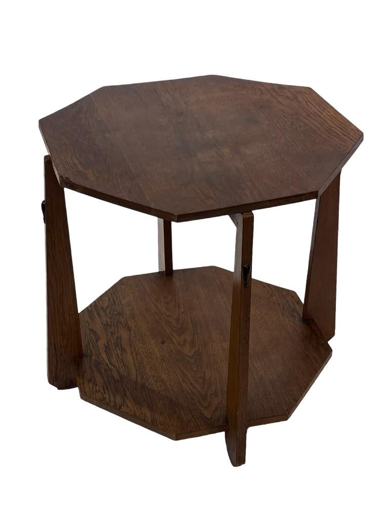 Art Deco Bijzettafel Tafeltje Eiken Design Minimalistisch, Ophalen, Gebruikt, Art Deco, Art Deco