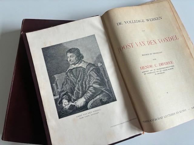 Volledige werken van Joost van den Vondel, deeI en II, Antiek en Kunst, Ophalen, Zie beschrijving