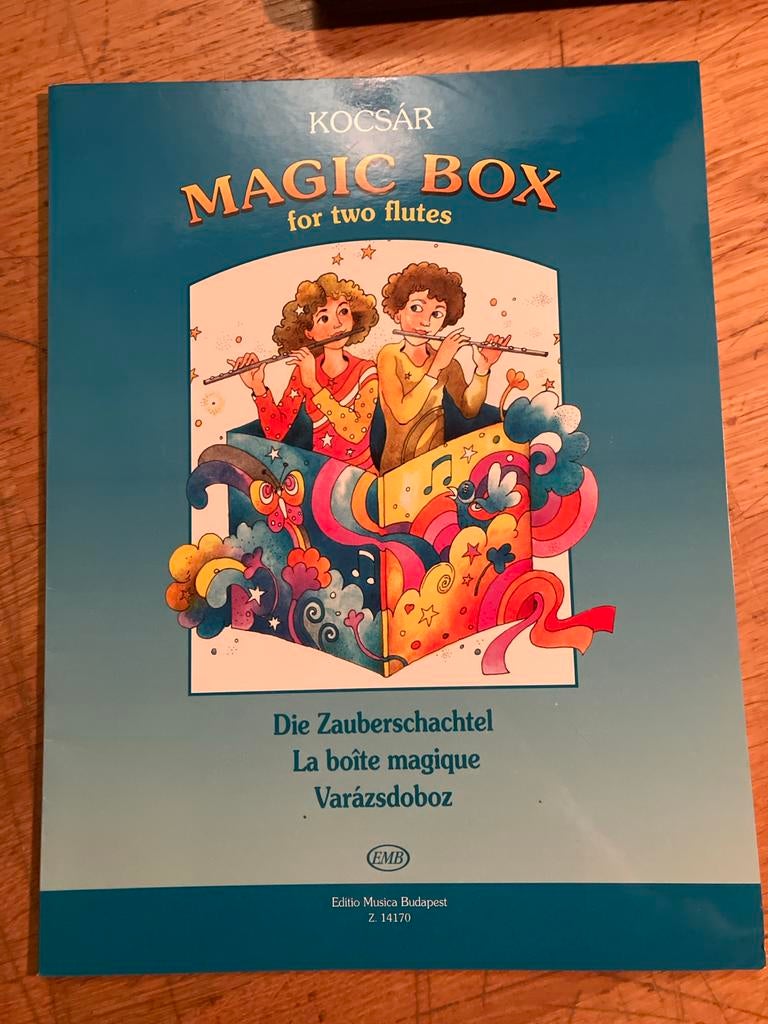 Kocsar Magic Box - Muziek voor twee fluiten, Klassiek, Dwarsfluit of Piccolo, Ophalen of Verzenden, Zo goed als nieuw