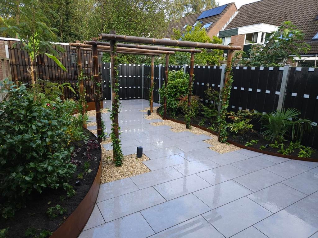 Stratenmaker tuinaanleg/ houten constructies, Garantie, Tuinontwerp
