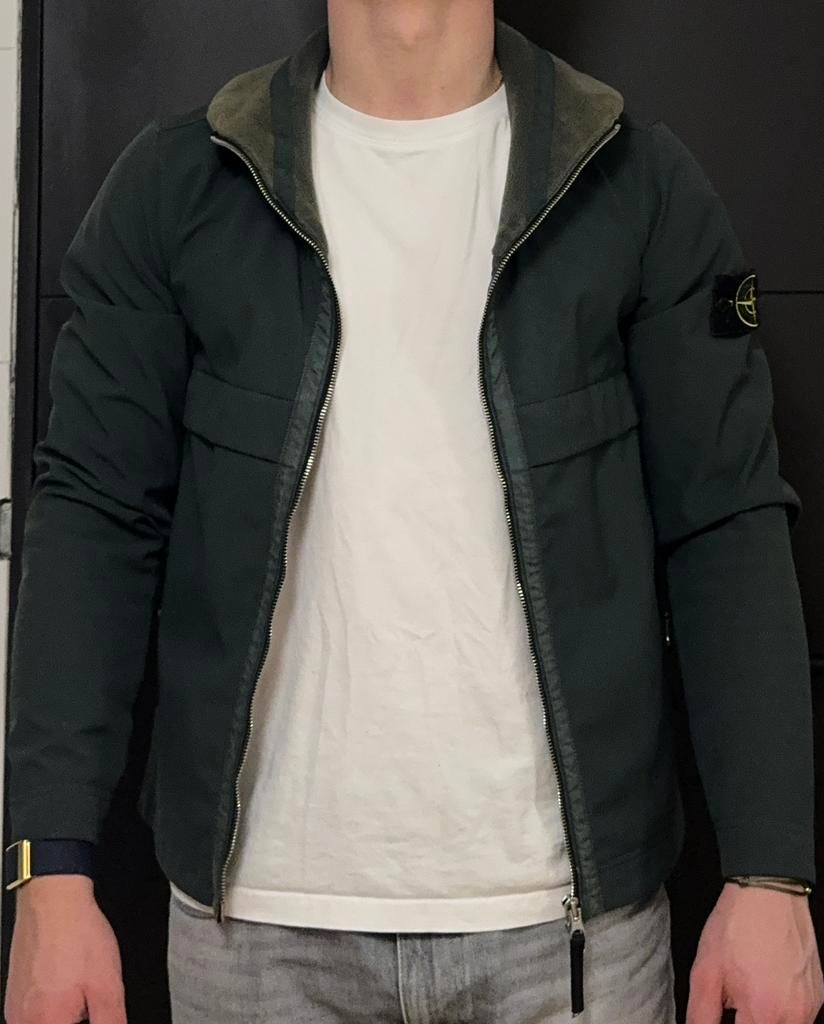 Stone island soft shell, Ophalen of Verzenden, Gedragen, Maat 48/50 (M), Groen