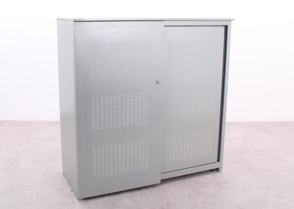 Voortman | akoestische schuifdeurkast | aluminium, 100 tot 150 cm, 100 tot 150 cm, Ophalen of Verzenden, Zo goed als nieuw