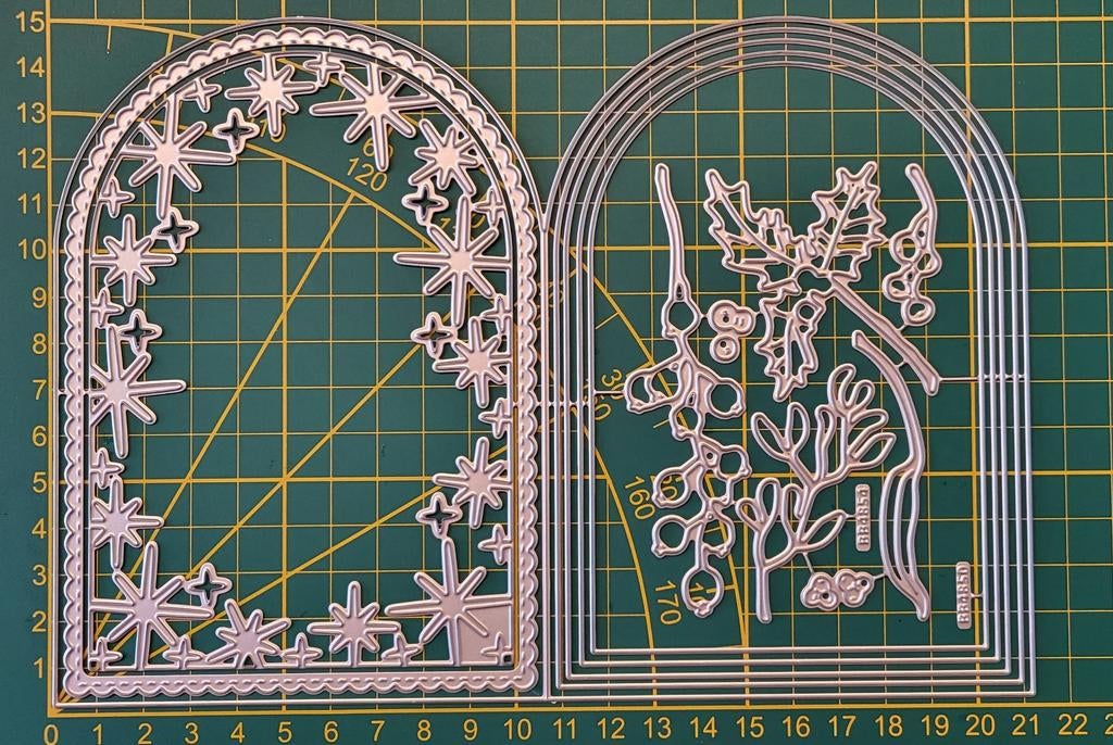 Snijmal frame rond kerst/ ster, Ophalen of Verzenden, Frame of Mal