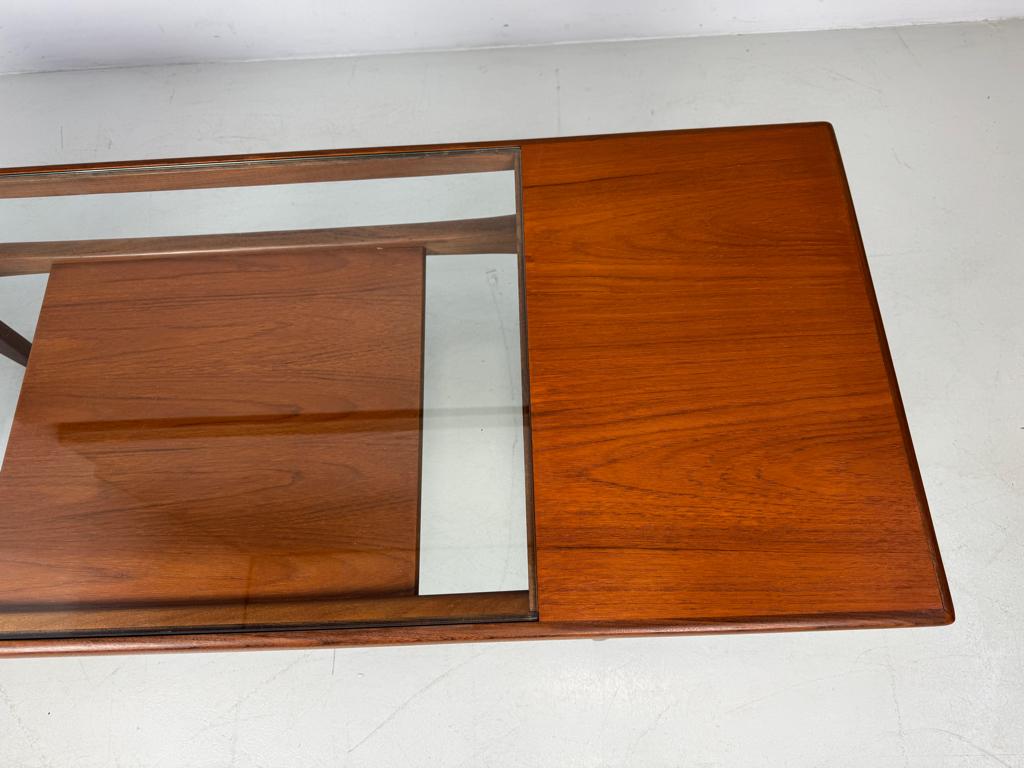 Vintage salontafel G-Plan, 100 tot 150 cm, Verzenden, Teakhout, 50 tot 100 cm