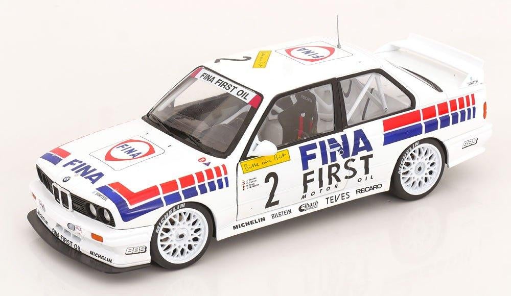 1:18 BMW M3 E30 DTM - Winnaar 24h Nürburgring 1992 Fina, Hobby en Vrije tijd, Modelauto's | 1:18, Overige merken, Auto, ., Nieuw