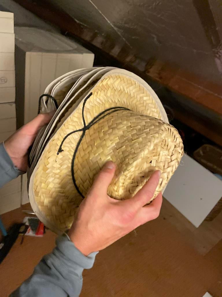 Strohoed - Nieuw of zo goed als nieuw, Kleding | Heren, Hoeden en Petten, Ophalen of Verzenden, Nieuw, One size fits all, Hoed