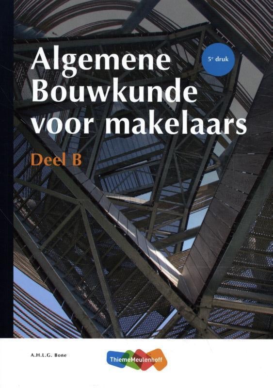 Algemene Bouwkunde voor Makelaars deel B, Verzenden, Beta, Zo goed als nieuw, HBO