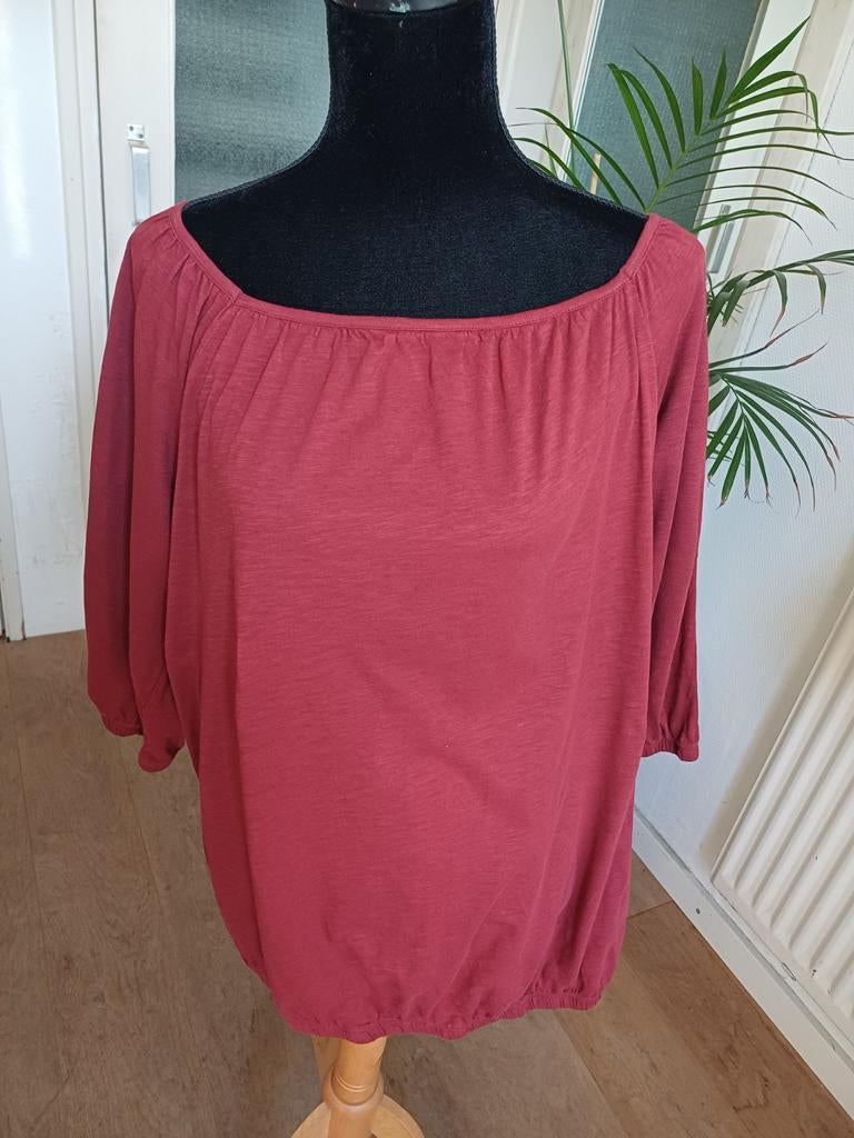 Shirt maat 48/50, Kleding | Dames, Grote Maten, Zo goed als nieuw, BPC, Rood, Shirt of Top