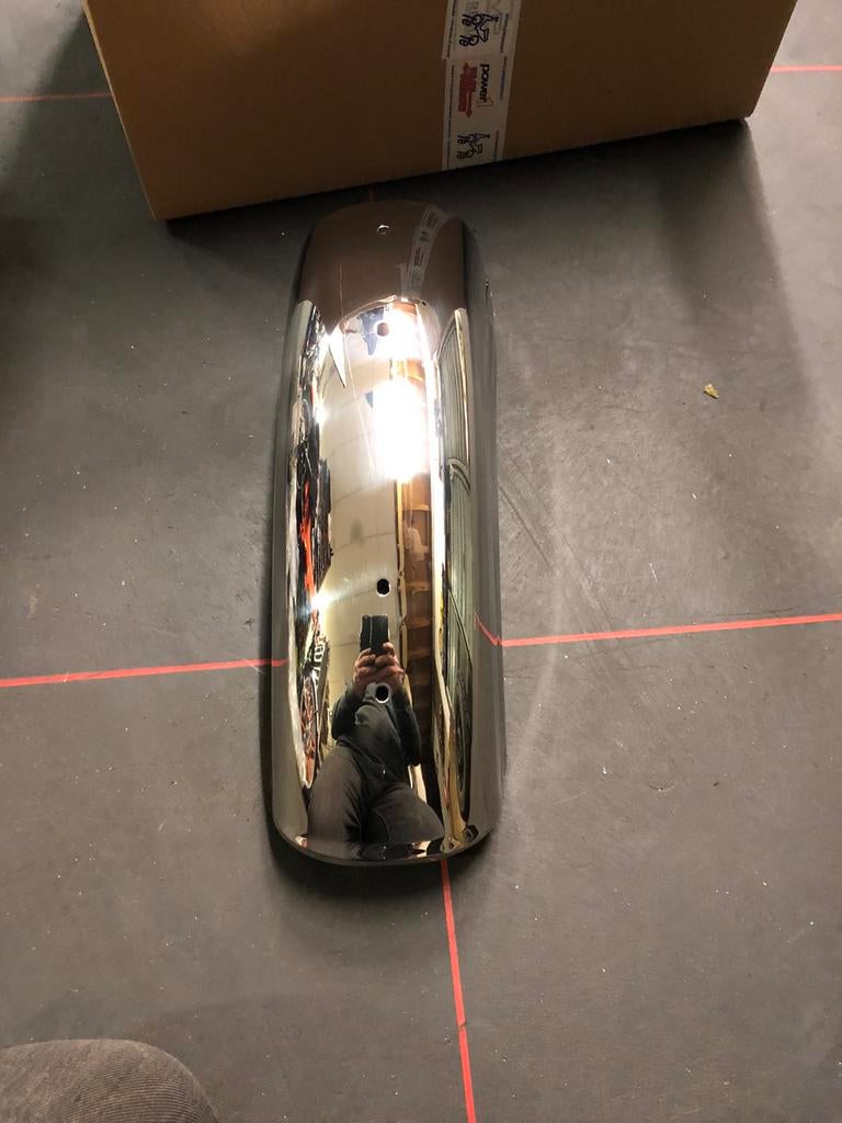 ZUNDAPP ACHTERSPATBORD 517 RVS HOOGGLANS GEPOLIJST, Ophalen of Verzenden, Nieuw, Overige typen