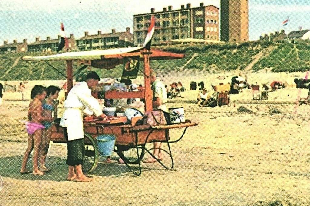 966249 Zandvoort Gelopen met postzegel 1961, Ophalen of Verzenden, 1960 tot 1980, Gelopen, Noord-Holland