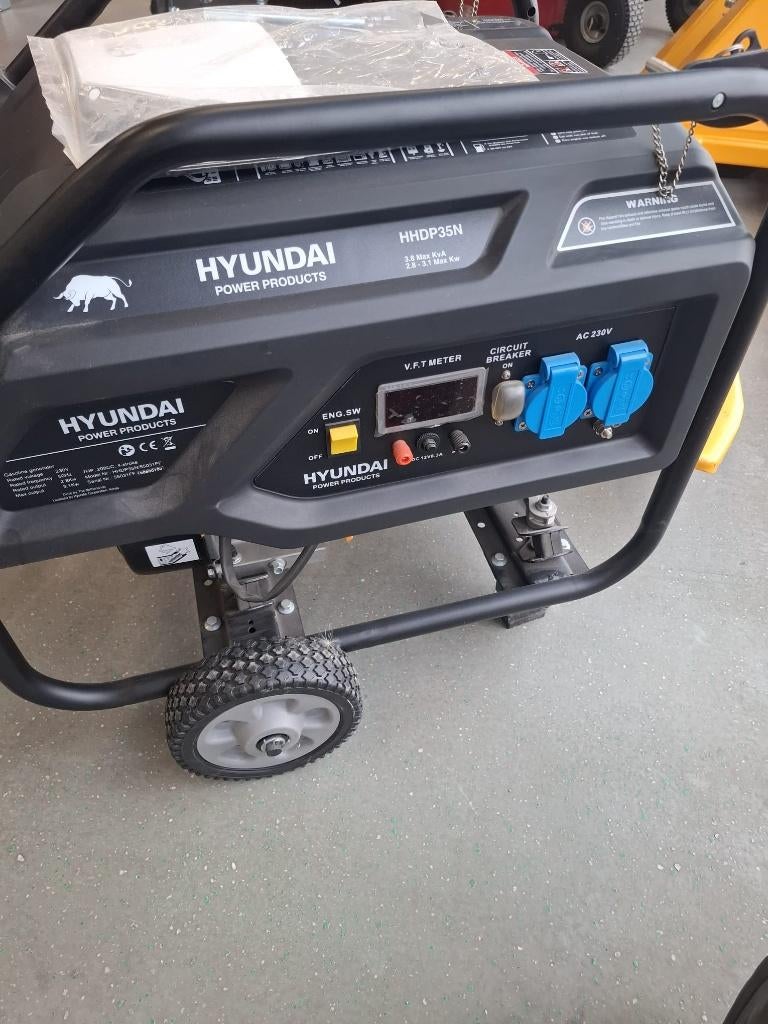 Hyundai aggregaat 4 kva benzine, Ophalen, Nieuw, Overige soorten, Hyundai Power Products