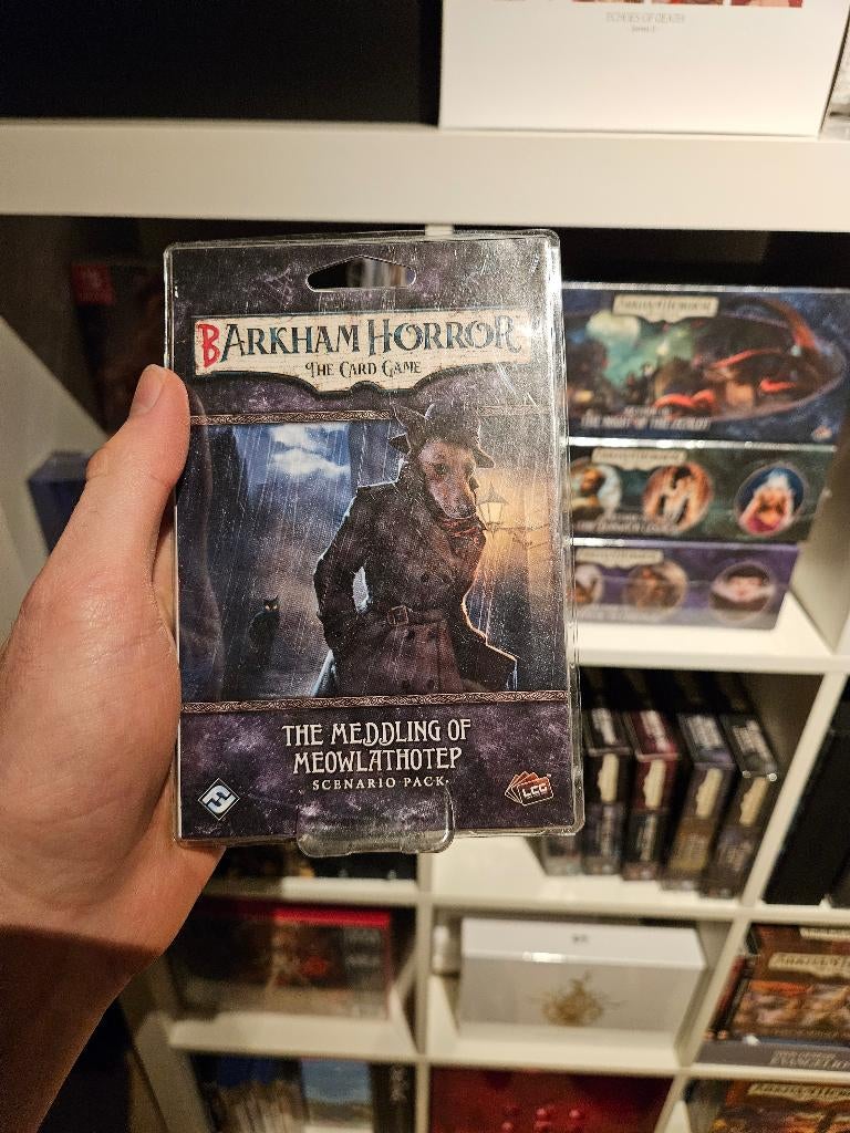 Barkham Horror Meddling of Meowlathothep Arkham Horror LCG, Ophalen