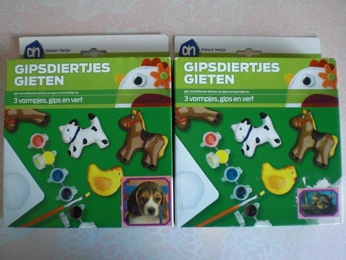 gipsgieten, nieuw in de verpakking, Ophalen, Nieuw, Knutselen