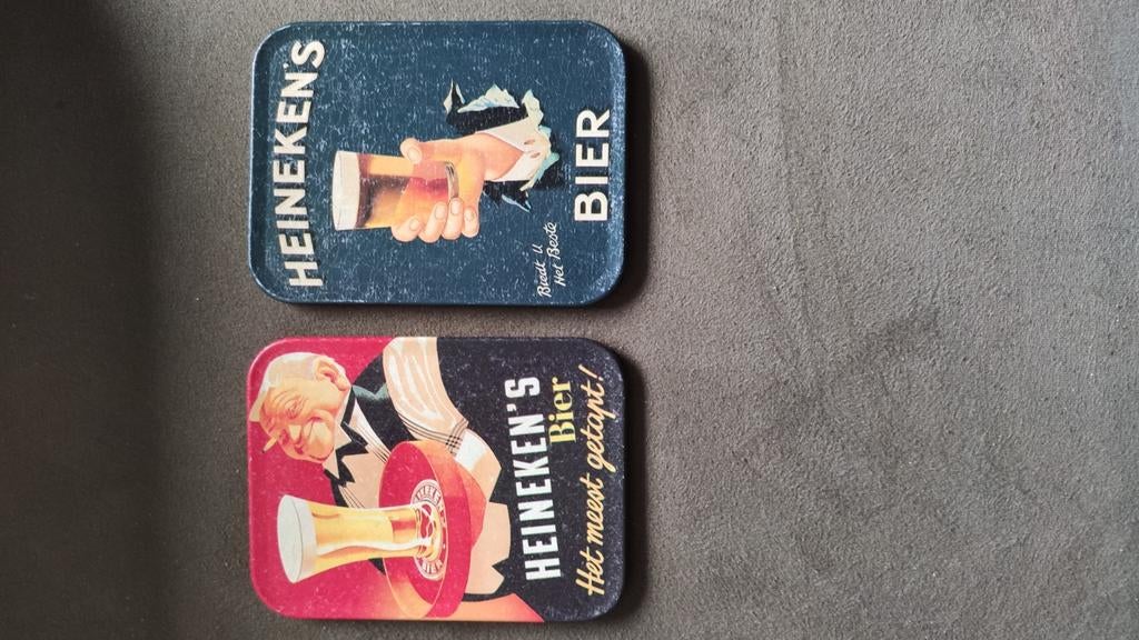 2 x Onderzetter, Verzamelen, Blikken, Ophalen of Verzenden, Overige