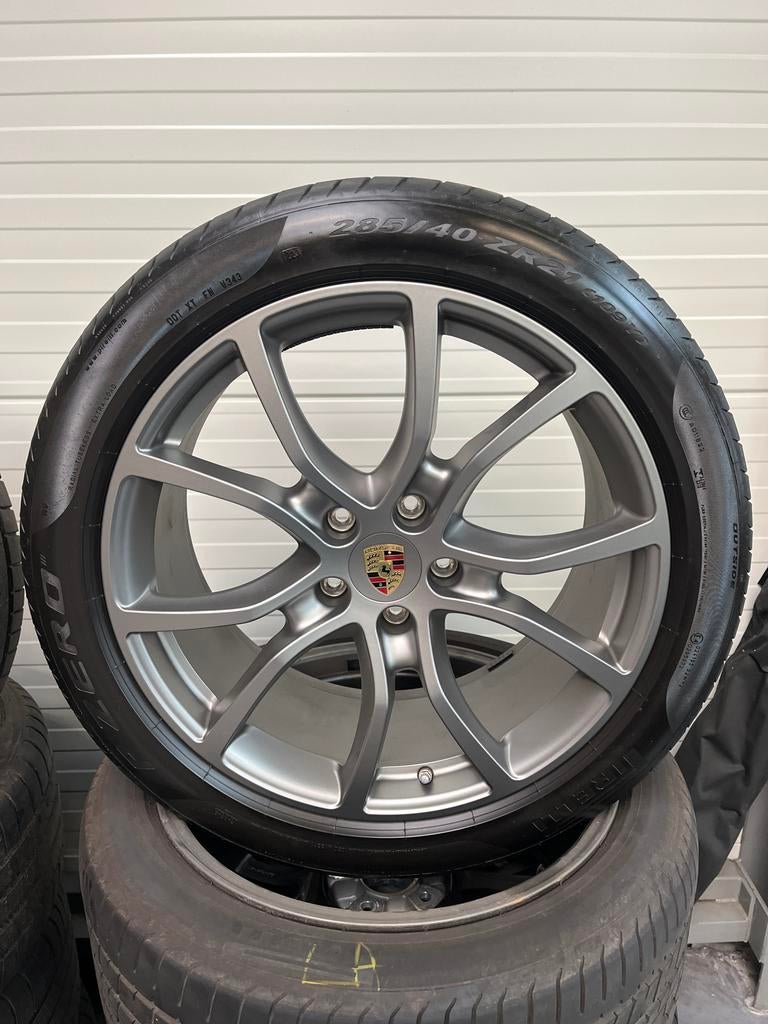 Porsche Cayenne Velgen  21 inch origineel, Auto-onderdelen, Banden en Velgen, Ophalen, Gebruikt, 285 mm, Banden en Velgen