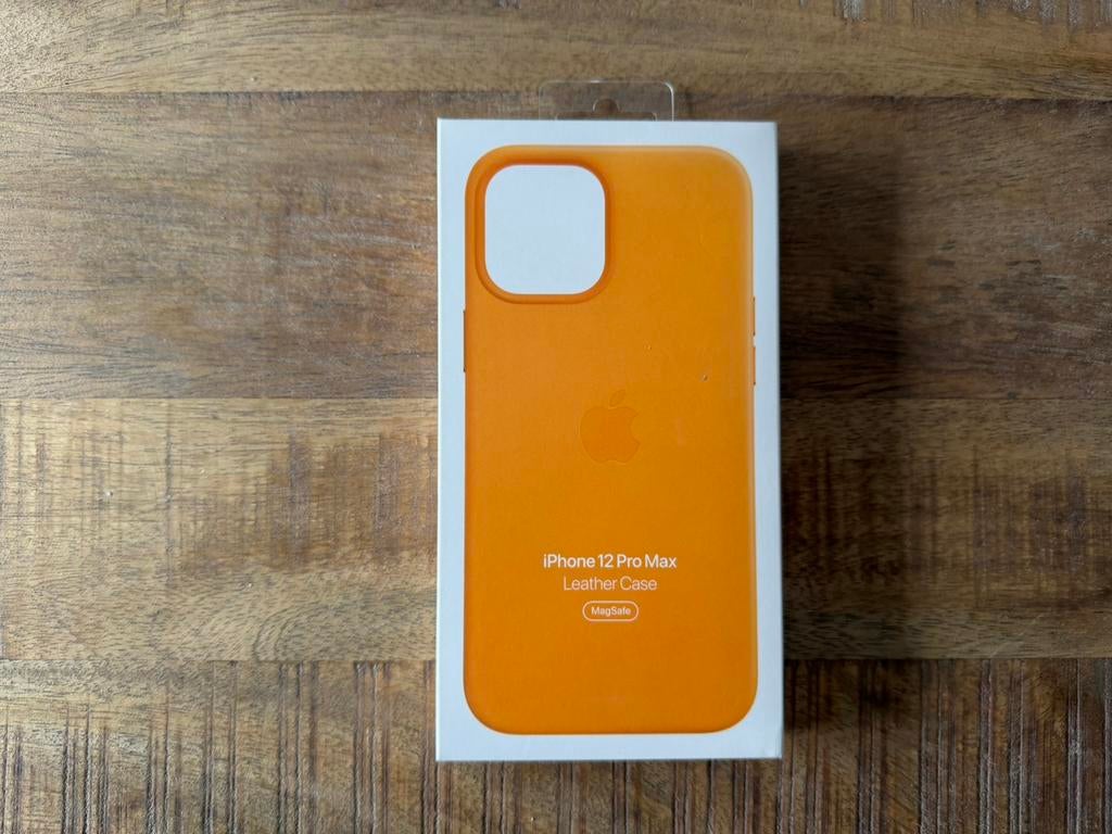 iPhone 12 Pro Max | Leather Case, Ophalen of Verzenden, Nieuw, IPhone 12 Pro Max