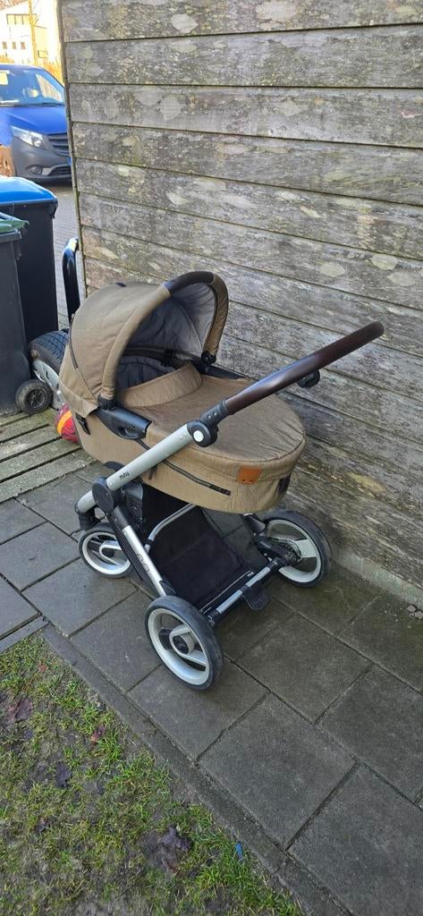 Mutsy Kinderwagen + Meerijdplankje - Uitstekende Staat!, Kinderen en Baby's, Kinderwagens en Combinaties, Verstelbare duwstang